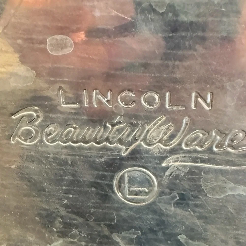 Vintage‎ Chrome Kitchen Canister Set 4pc Lincoln Beautyware